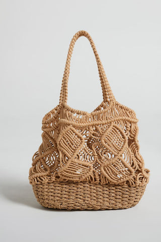 Marion Crochet Tote Bag