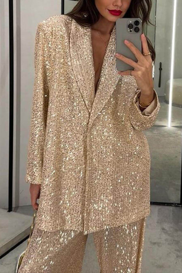 Stylish sequined Blazer