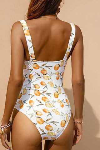 Sexy Tight Printed Bikini One-Piece