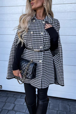 Faux Mink Cape Jacket