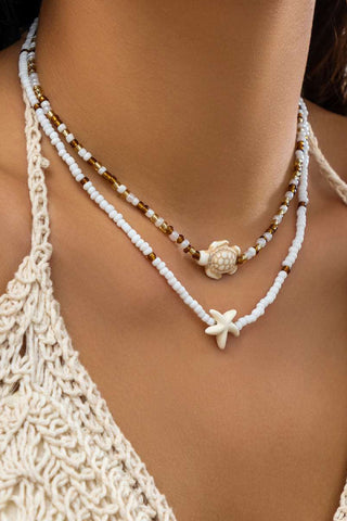 Beach Starfish Shell Necklace