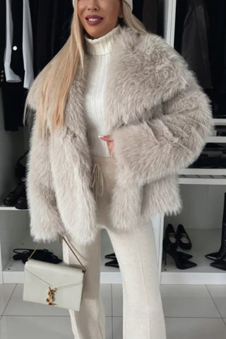 FAUX FURE COAT