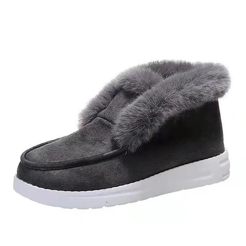 Casual Fashion Fur Lining Ankle Snow Boots