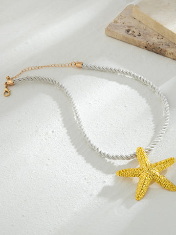 Santorini Starfish Necklace ~ Gold