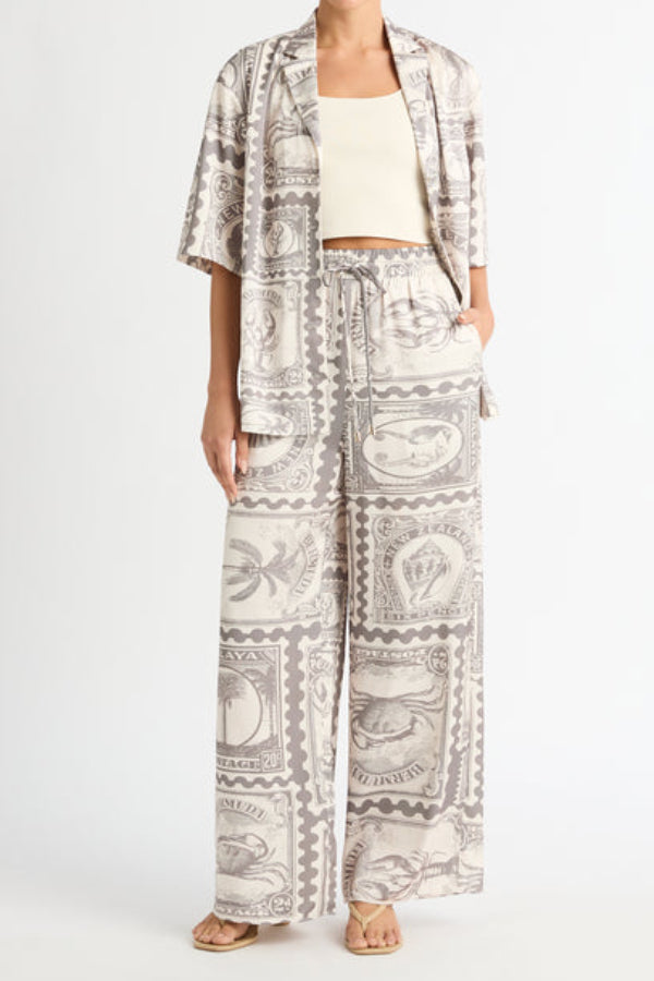 Loose Pattern Printed Two Piece Sets