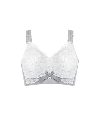 Soutien-gorge bonnets emboîtants en dentelle avec nœud