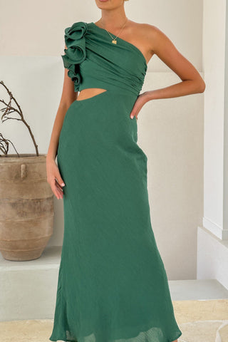 One Shoulder Maxi Dress