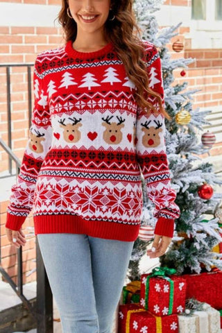 Casual pullover Christmas sweater