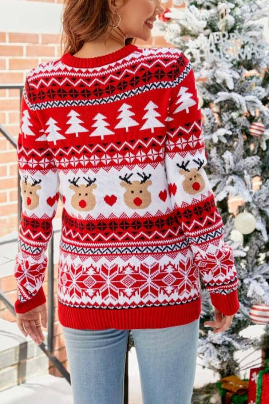 Casual pullover Christmas sweater