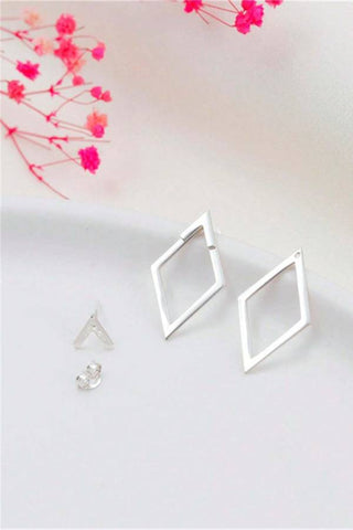 Geometric Minimalist Triangle Earrings