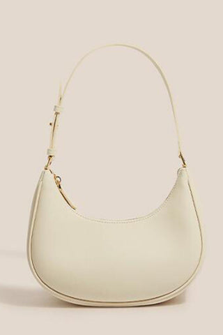 Simple Underarm One-Shoulder Cross-Body Half-Moon Bags