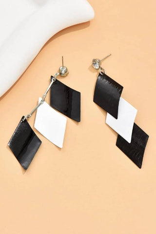 Geometric Drop Earrings