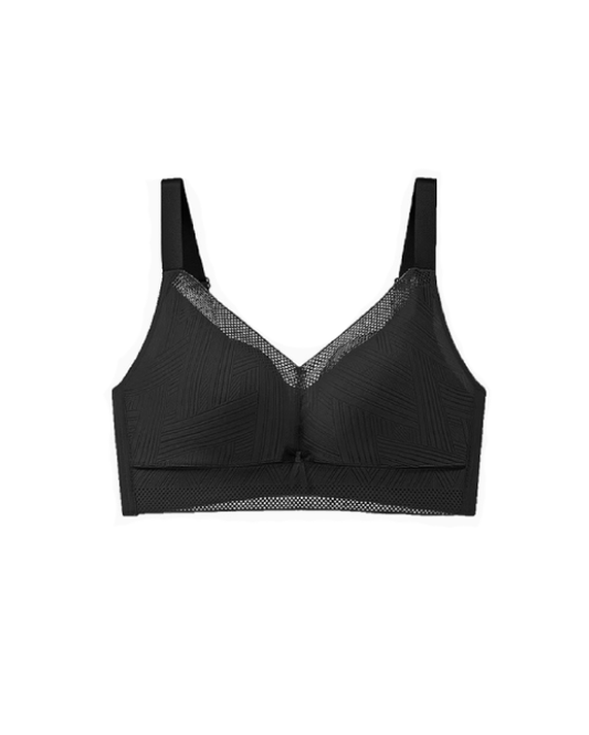 Soutien-gorge sans armatures en dentelle à bonnets emboîtants