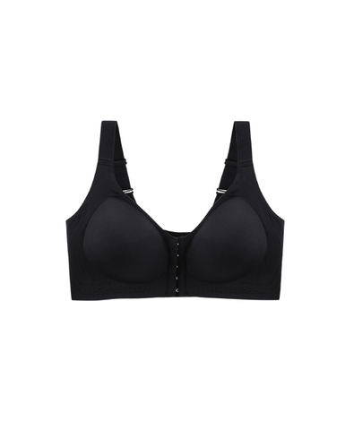 Front Button Gossy Vest Wireless Bra