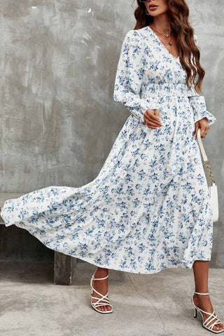 Ditsy Floral Print maxi Dress