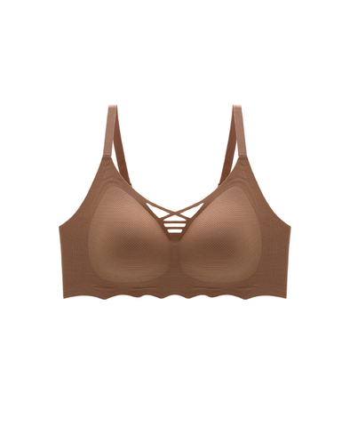 Ultra-Smooth Mesh Design Wireless Bra