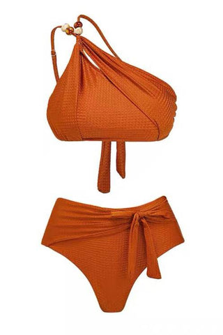 Beaded Bikini Two-piece Set