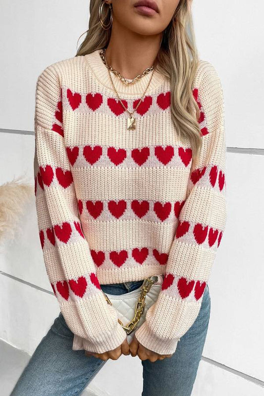 Love pullover knitted sweater