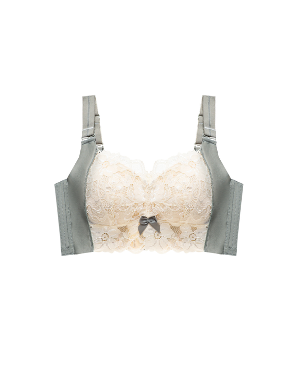 Full Cup Lace Bow Bra