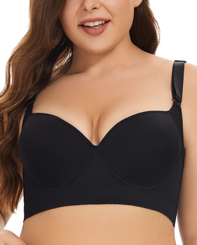 Glossy Adjustment Type Underwire Bra