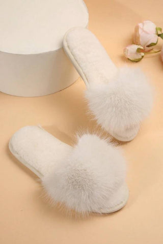 Fuzzy Panel Bedroom Slippers