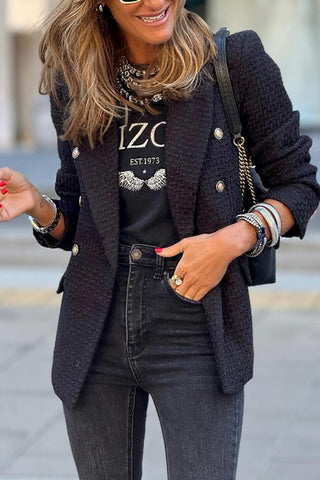 double breasted blazer jacket