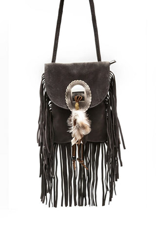 Western Crossbody Bag with Fringe