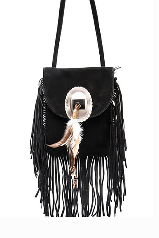 Western Crossbody Bag with Fringe