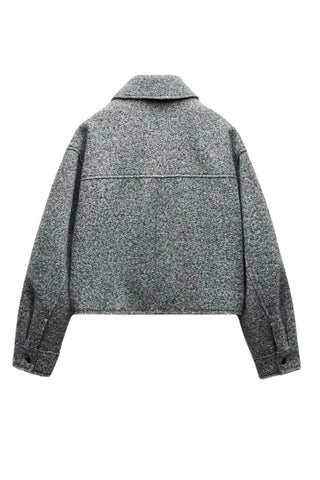 Lapel Short woolen coat