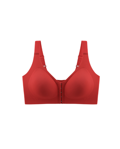 Front Button Gossy Vest Wireless Bra