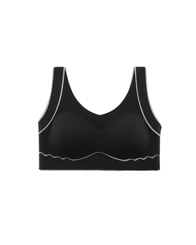 Soutien-gorge sans fil tendance en forme de W