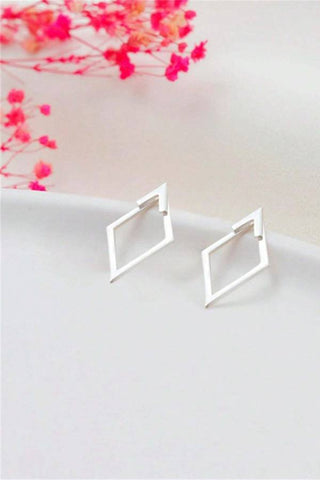 Geometric Minimalist Triangle Earrings