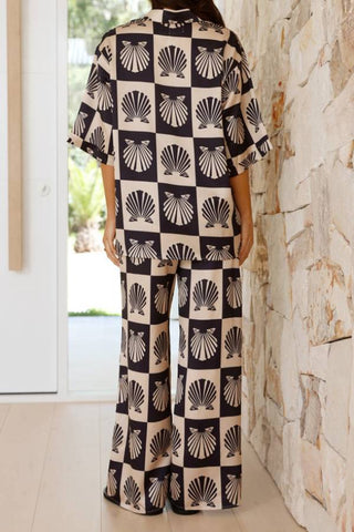 Loose Pattern Printed Two Piece Sets