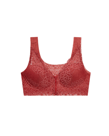 Front Zipper Lace Bra