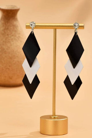 Geometric Drop Earrings