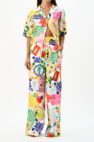 Loose Pattern Printed Two Piece Sets