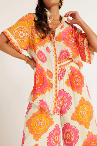 Loose Pattern Printed Two Piece Sets