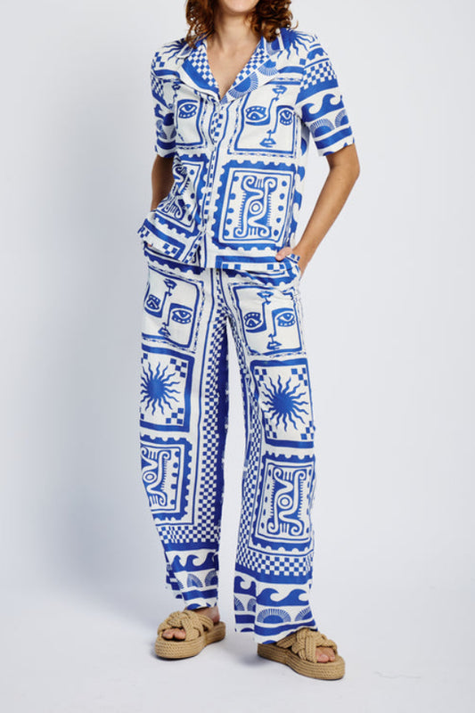 Loose Pattern Printed Two Piece Sets