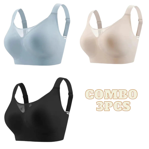 Mesh Front Wireless Bra