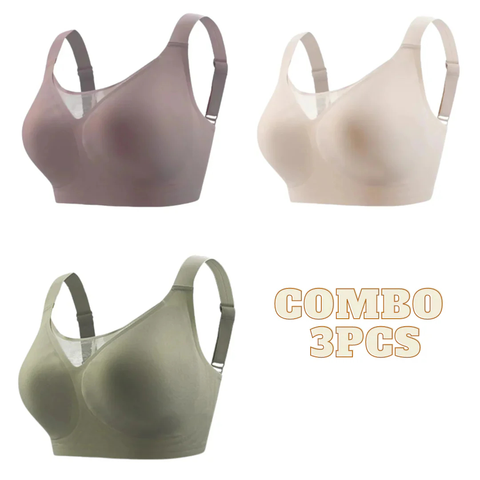 Mesh Front Wireless Bra