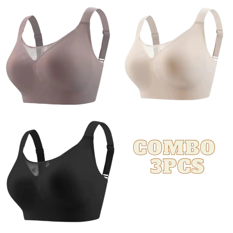 Soutien-gorge sans fil en maille sur le devant