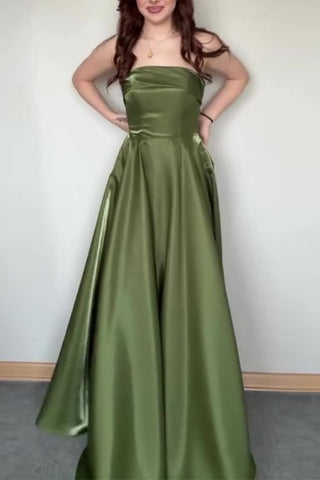 Temperamental lady style tie waist elegant evening maxi dress