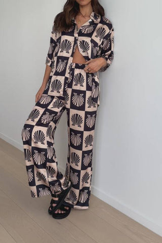 Loose Pattern Printed Two Piece Sets