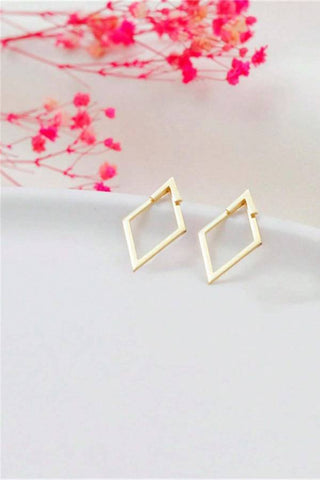 Geometric Minimalist Triangle Earrings