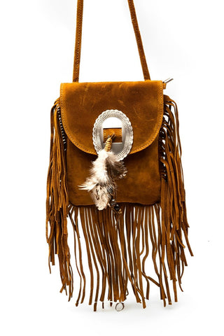 Western Crossbody Bag with Fringe