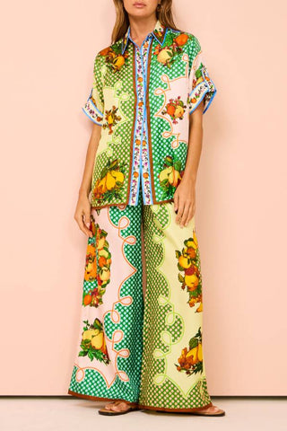 Loose Pattern Printed Two Piece Sets