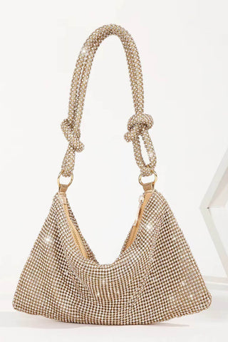 Square Rhinestone Underarm Bag