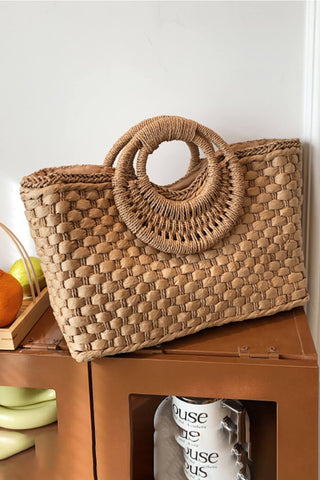 Fashionable Holiday Beach Handmade Straw Bag