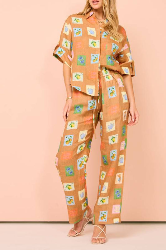 Loose Pattern Printed Two Piece Sets