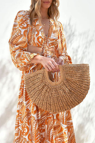 Natural Straw Bag